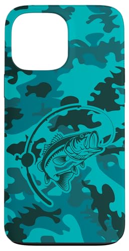 Camo Bass Angelbekleidung für See- und Flussangel-Liebhaber Hülle für iPhone 13 Pro Max von River Bass Fishing Camo for Anglers Fishing Lovers
