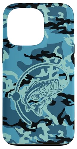 Camo Bass Angelbekleidung für See- und Flussangel-Liebhaber Hülle für iPhone 13 Pro von River Bass Fishing Camo for Anglers Fishing Lovers