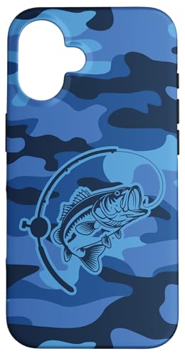 Camo Bass Angelbekleidung für See- und Flussangel-Liebhaber Hülle für iPhone 16 Camo Bass Angelbekleidung für See- und Flussangel-Liebhaber Hülle für iPhone 16 von River Bass Fishing Camo for Anglers Fishing Lovers