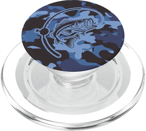 Camouflage-Ausrüstung für River Angler Bass Fisherman Camo Angeln PopSockets PopGrip für MagSafe von River Bass Fishing Camo for Anglers Fishing Lovers