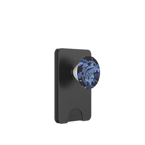 Camouflage-Ausrüstung für River Angler Bass Fisherman Camo Angeln PopSockets PopWallet für MagSafe von River Bass Fishing Camo for Anglers Fishing Lovers