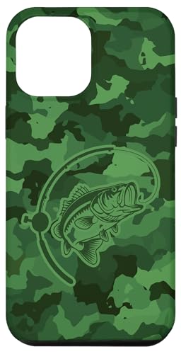 Camouflage-Bass-Stil für Angler und Angler, Camouflage-Angeln Hülle für iPhone 12 Pro Max von River Bass Fishing Camo for Anglers Fishing Lovers
