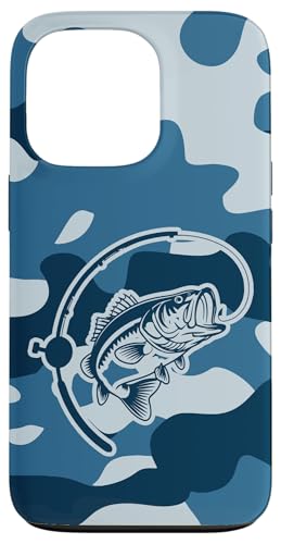 Camouflage-Bass-Stil für Flussfischer-Liebhaber, Camouflage-Angeln Hülle für iPhone 13 Pro von River Bass Fishing Camo for Anglers Fishing Lovers