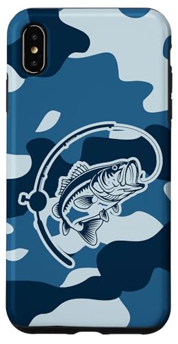 Camouflage-Bass-Stil für Flussfischer-Liebhaber, Camouflage-Angeln Hülle für iPhone XS Max von River Bass Fishing Camo for Anglers Fishing Lovers