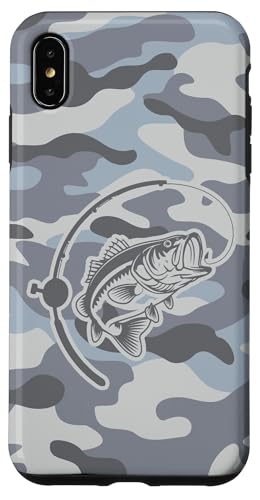 Camouflage für Angler, die Flussbarsch lieben, Camo Angeln Hülle für iPhone XS Max von River Bass Fishing Camo for Anglers Fishing Lovers