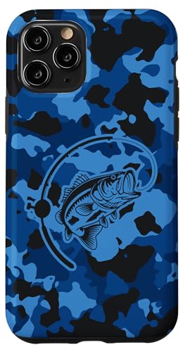 Camouflage für Flussangler und Barschangler, Camouflage-Angeln Hülle für iPhone 11 Pro von River Bass Fishing Camo for Anglers Fishing Lovers