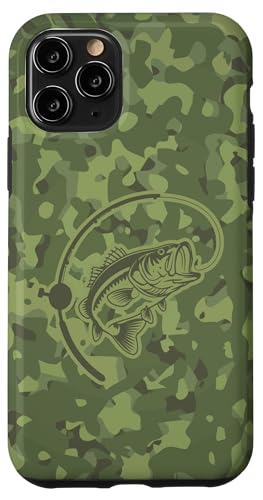 Camouflage für Flussangler und Barschangler, Camouflage-Angeln Hülle für iPhone 11 Pro von River Bass Fishing Camo for Anglers Fishing Lovers