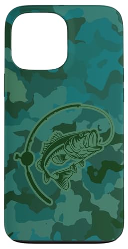 Camouflage für Flussangler und Barschangler, Camouflage-Angeln Hülle für iPhone 13 Pro Max von River Bass Fishing Camo for Anglers Fishing Lovers