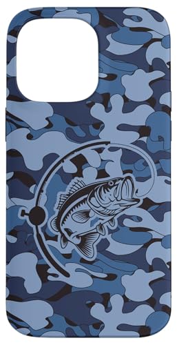 Camouflage für Flussangler und Barschangler, Camouflage-Angeln Hülle für iPhone 14 Pro Max von River Bass Fishing Camo for Anglers Fishing Lovers