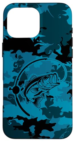 Fischerleben mit Barsch und Camouflage Passion Camo Fishing Hülle für iPhone 16 Pro Max von River Bass Fishing Camo for Anglers Fishing Lovers