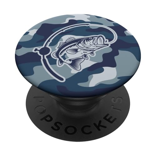 Mutige Tarnfischer, die das Tarnfischen am Flussbarsch lieben PopSockets Klebender PopGrip Mutige Tarnfischer, die das Tarnfischen am Flussbarsch lieben PopSockets Klebender PopGrip von River Bass Fishing Camo for Anglers Fishing Lovers