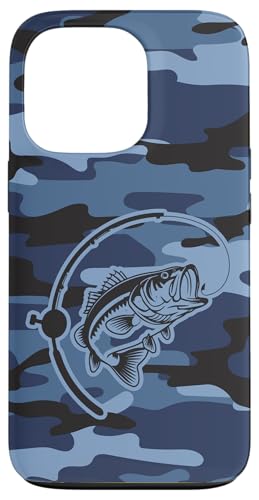 River Bass Adventure für Angler und Naturfans Angeln Cam Hülle für iPhone 13 Pro von River Bass Fishing Camo for Anglers Fishing Lovers