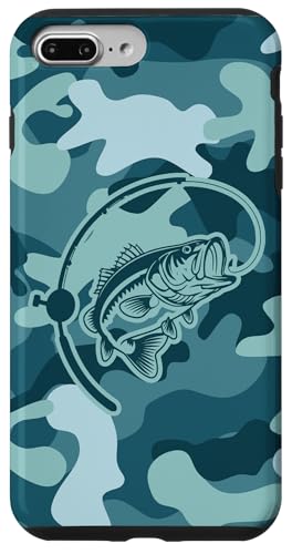 River Bass Adventure für Angler & Naturfans Angeln Camo Hülle für iPhone 7 Plus/8 Plus von River Bass Fishing Camo for Anglers Fishing Lovers