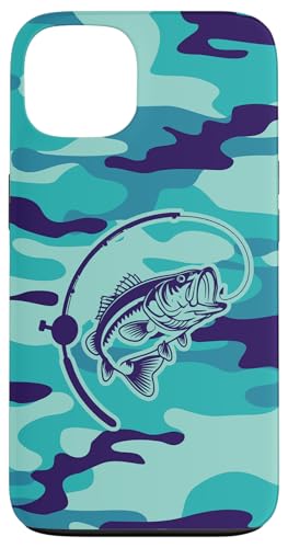 River Bass Angeln Camo für Angler und Abenteuer Outdoor Hülle für iPhone 13 von River Bass Fishing Camo for Anglers Fishing Lovers