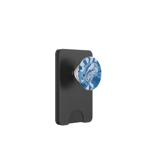 River Bass Angeln Camo für Angler und Abenteuer Outdoor PopSockets PopWallet für MagSafe von River Bass Fishing Camo for Anglers Fishing Lovers