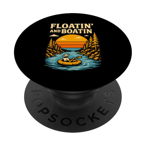 River Float Trip Floatin' and Boatin' Retro Damen Sommer T PopSockets Klebender PopGrip River Float Trip Floatin' and Boatin' Retro Damen Sommer T PopSockets Klebender PopGrip von River Rendezvous - Float Trips and Lake Life