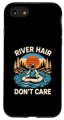 River Float Trip Hair Don't Care Vintage Damen Hülle für iPhone SE (2020) / 7 / 8 von River Rendezvous - Float Trips and Lake Life