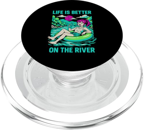 River Float Trip Life Better Vintage Damen Sommer PopSockets PopGrip für MagSafe River Float Trip Life Better Vintage Damen Sommer PopSockets PopGrip für MagSafe von River Rendezvous - Float Trips and Lake Life