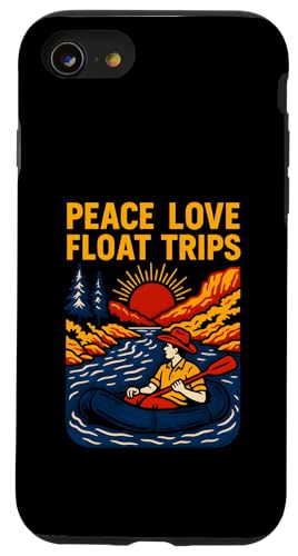 River Float Trip Peace Love Vintage Damen Hülle für iPhone SE (2020) / 7 / 8 von River Rendezvous - Float Trips and Lake Life