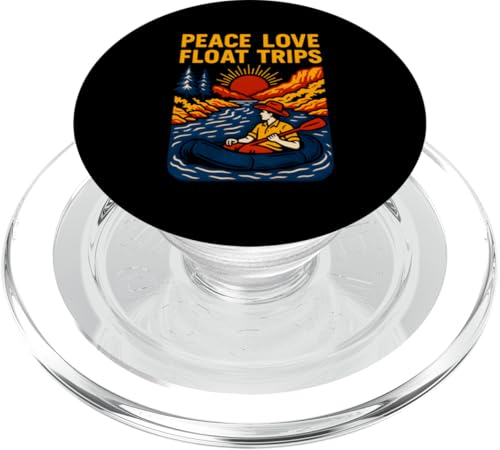 River Float Trip Peace Love Vintage Damen PopSockets PopGrip für MagSafe River Float Trip Peace Love Vintage Damen PopSockets PopGrip für MagSafe von River Rendezvous - Float Trips and Lake Life