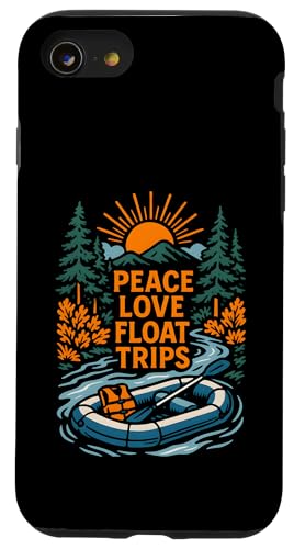 River Float Trip Peace Love Vintage Damen River Life Hülle für iPhone SE (2020) / 7 / 8 von River Rendezvous - Float Trips and Lake Life