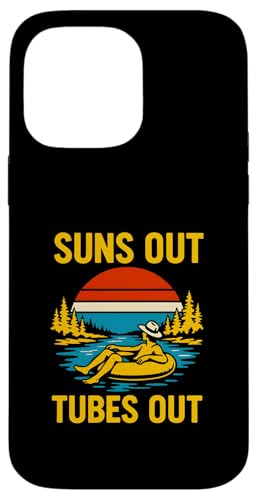 River Float Trip Suns Out Tubes Out Vintage Damen Sommer Hülle für iPhone 14 Pro Max von River Rendezvous - Float Trips and Lake Life