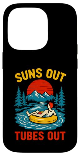 River Float Trip Suns Out Tubes Out Vintage Damen Sommer Hülle für iPhone 14 Pro von River Rendezvous - Float Trips and Lake Life