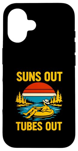 River Float Trip Suns Out Tubes Out Vintage Damen Sommer Hülle für iPhone 16 River Float Trip Suns Out Tubes Out Vintage Damen Sommer Hülle für iPhone 16 von River Rendezvous - Float Trips and Lake Life