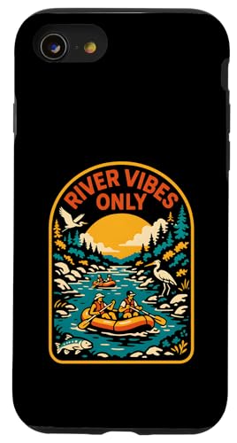 River Float Trip Vibes Only Retro Damen Sommer Hülle für iPhone SE (2020) / 7 / 8 von River Rendezvous - Float Trips and Lake Life
