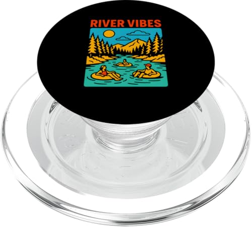 River Float Trip Vibes Retro Damen Fun PopSockets PopGrip für MagSafe River Float Trip Vibes Retro Damen Fun PopSockets PopGrip für MagSafe von River Rendezvous - Float Trips and Lake Life
