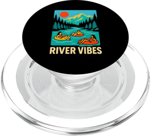 River Float Trip Vibes Retro Damen Fun PopSockets PopGrip für MagSafe River Float Trip Vibes Retro Damen Fun PopSockets PopGrip für MagSafe von River Rendezvous - Float Trips and Lake Life