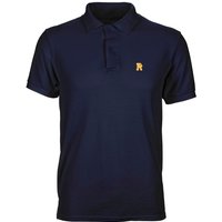 Riverdale Bulldog Unisex Polo - Navy - M von Riverdale