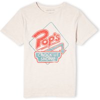 Riverdale Pop's Choclit Shop Unisex T-Shirt - Weiß Vintage Wash - M von Riverdale