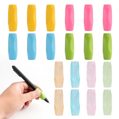 20 Stück Schreibhilfe-Tools FüR Kinder, KinderbleistiftstüTzen Helfen Bei Der Ergonomischen Handhabung Von Silikon-Schreibhilfen, Geeignet FüR LinkshäNdige Oder RechtshäNdige Kinder 20 Stück Schreibhilfe-Tools FüR Kinder, KinderbleistiftstüTzen Helfen Bei Der Ergonomischen Handhabung Von Silikon-Schreibhilfen, Geeignet FüR LinkshäNdige Oder RechtshäNdige Kinder von Riybyds