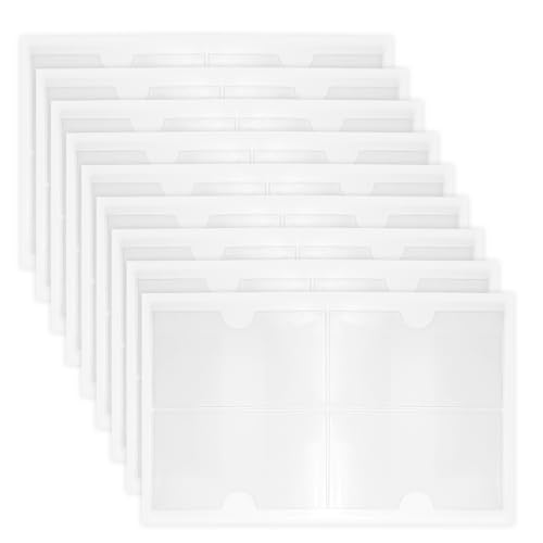 36 Stück 10 x 6 cm Selbstklebende Etikettenhalter, Klebende transparente Etikettenbeutel, Regalbeschriftung, Wasser und Staubdichte Beschriftungsfenster, Hohe Transparenz und Wiederverwendbar 36 Stück 10 x 6 cm Selbstklebende Etikettenhalter, Klebende transparente Etikettenbeutel, Regalbeschriftung, Wasser und Staubdichte Beschriftungsfenster, Hohe Transparenz und Wiederverwendbar von Riybyds