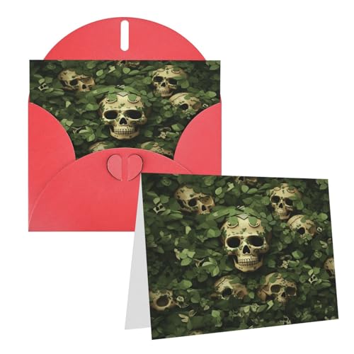 Grußkarten Grüner Hintergrund Totenkopf und Blätter Herz Verschiedene Anlässe Grußkarten Freundschaft Gedenkkarten Urlaubskarten Grußkarten Grüner Hintergrund Totenkopf und Blätter Herz Verschiedene Anlässe Grußkarten Freundschaft Gedenkkarten Urlaubskarten von Rkklvbns