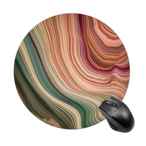Mauspad mit grünen und grauen Streifen, rund, wasserdicht, rutschfest, Gummi, lustige Mauspads, 19,8 x 19,8 cm, für Computer, Laptop, Büro, Schreibtisch, Zubehör, Mauspad Mauspad mit grünen und grauen Streifen, rund, wasserdicht, rutschfest, Gummi, lustige Mauspads, 19,8 x 19,8 cm, für Computer, Laptop, Büro, Schreibtisch, Zubehör, Mauspad von Rkklvbns