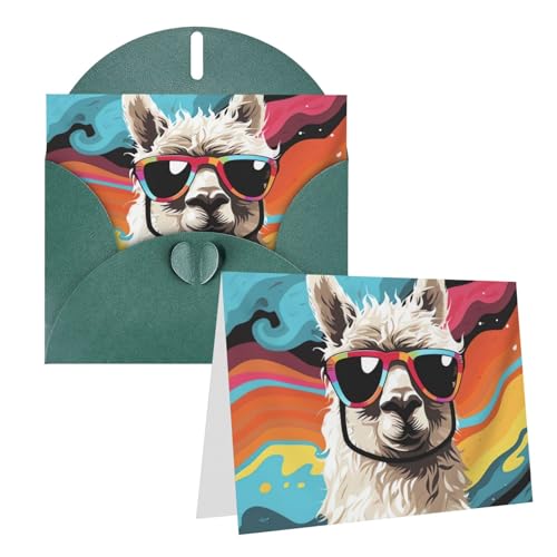 Rkklvbns Grußkarten Alpaka mit Sonnenbrille Herz Verschiedene Anlässe Grußkarten Freundschaft Gedenkkarten Urlaubskarten Rkklvbns Grußkarten Alpaka mit Sonnenbrille Herz Verschiedene Anlässe Grußkarten Freundschaft Gedenkkarten Urlaubskarten von Rkklvbns