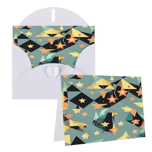 Rkklvbns Grußkarten Atomsterne Retro Muster Herz Verschiedene Anlässe Grußkarten Freundschaft Gedenkkarten Urlaubskarten Rkklvbns Grußkarten Atomsterne Retro Muster Herz Verschiedene Anlässe Grußkarten Freundschaft Gedenkkarten Urlaubskarten von Rkklvbns