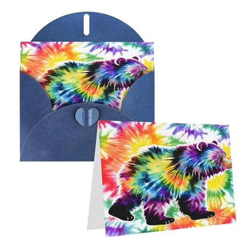 Rkklvbns Grußkarten Bär tanzend Tie Dye Herz Verschiedene Anlässe Grußkarten Freundschaft Gedenkkarten Urlaubskarten Rkklvbns Grußkarten Bär tanzend Tie Dye Herz Verschiedene Anlässe Grußkarten Freundschaft Gedenkkarten Urlaubskarten von Rkklvbns