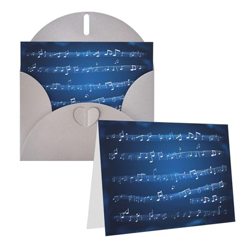 Rkklvbns Grußkarten Blau Musiknoten Herz Verschiedene Anlässe Grußkarten Freundschaft Gedenkkarten Urlaubskarten Rkklvbns Grußkarten Blau Musiknoten Herz Verschiedene Anlässe Grußkarten Freundschaft Gedenkkarten Urlaubskarten von Rkklvbns