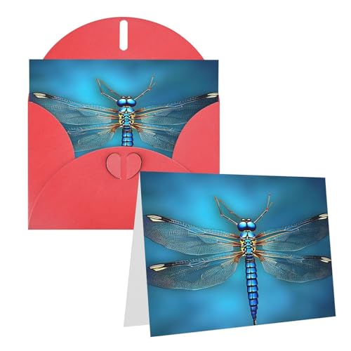 Rkklvbns Grußkarten Blau Odonata Muster Herz Verschiedene Anlässe Grußkarten Freundschaft Gedenkkarten Urlaubskarten Rkklvbns Grußkarten Blau Odonata Muster Herz Verschiedene Anlässe Grußkarten Freundschaft Gedenkkarten Urlaubskarten von Rkklvbns