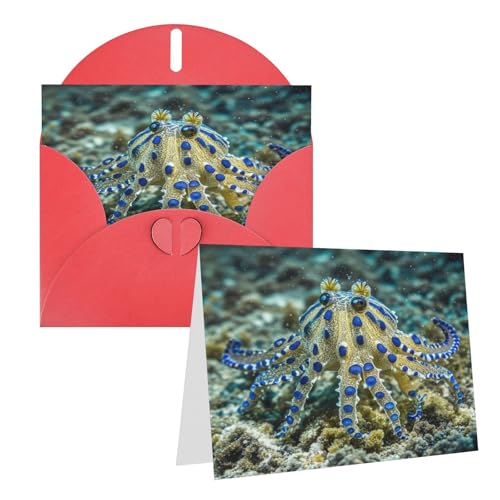 Rkklvbns Grußkarten Blau Ringelkrake Herz Verschiedene Anlässe Grußkarten Freundschaft Gedenkkarten Urlaubskarten Rkklvbns Grußkarten Blau Ringelkrake Herz Verschiedene Anlässe Grußkarten Freundschaft Gedenkkarten Urlaubskarten von Rkklvbns