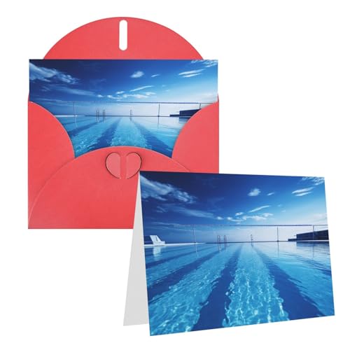 Rkklvbns Grußkarten Blau Schwimmbad Herz Verschiedene Anlässe Grußkarten Freundschaft Gedenkkarten Urlaubskarten Rkklvbns Grußkarten Blau Schwimmbad Herz Verschiedene Anlässe Grußkarten Freundschaft Gedenkkarten Urlaubskarten von Rkklvbns