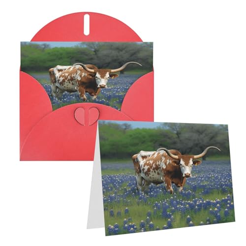 Rkklvbns Grußkarten Bluebonnet Longhorn Herz Verschiedene Anlässe Grußkarten Freundschaft Gedenkkarten Urlaubskarten Rkklvbns Grußkarten Bluebonnet Longhorn Herz Verschiedene Anlässe Grußkarten Freundschaft Gedenkkarten Urlaubskarten von Rkklvbns