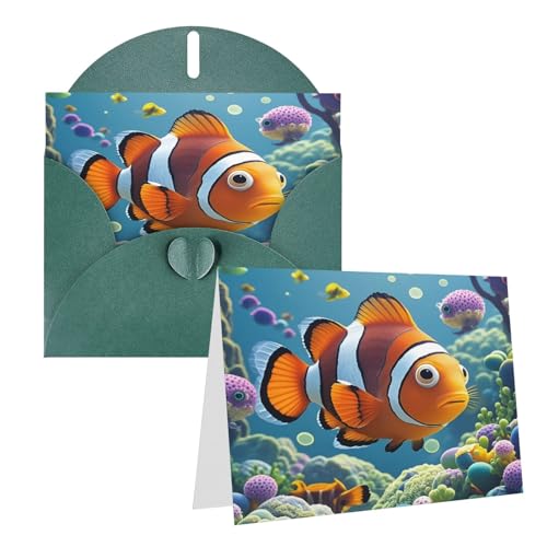 Rkklvbns Grußkarten Cartoon Clown Fisch Herz Verschiedene Anlässe Grußkarten Freundschaft Gedenkkarten Urlaubskarten Rkklvbns Grußkarten Cartoon Clown Fisch Herz Verschiedene Anlässe Grußkarten Freundschaft Gedenkkarten Urlaubskarten von Rkklvbns