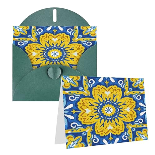 Rkklvbns Grußkarten Gelb Blau Vintage Boho Herz Verschiedene Anlässe Grußkarten Freundschaft Gedenkkarten Urlaubskarten Rkklvbns Grußkarten Gelb Blau Vintage Boho Herz Verschiedene Anlässe Grußkarten Freundschaft Gedenkkarten Urlaubskarten von Rkklvbns