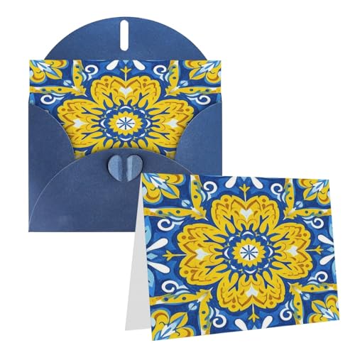 Rkklvbns Grußkarten Gelb Blau Vintage Boho Herz Verschiedene Anlässe Grußkarten Freundschaft Gedenkkarten Urlaubskarten Rkklvbns Grußkarten Gelb Blau Vintage Boho Herz Verschiedene Anlässe Grußkarten Freundschaft Gedenkkarten Urlaubskarten von Rkklvbns