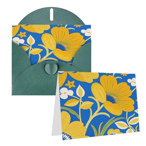 Rkklvbns Grußkarten Gelb und Blau Vintage Boho Herz Verschiedene Anlässe Grußkarten Freundschaft Gedenkkarten Urlaubskarten Rkklvbns Grußkarten Gelb und Blau Vintage Boho Herz Verschiedene Anlässe Grußkarten Freundschaft Gedenkkarten Urlaubskarten von Rkklvbns