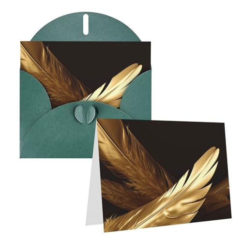 Rkklvbns Grußkarten Goldene Federn Herz Verschiedene Anlässe Grußkarten Freundschaft Gedenkkarten Urlaubskarten Rkklvbns Grußkarten Goldene Federn Herz Verschiedene Anlässe Grußkarten Freundschaft Gedenkkarten Urlaubskarten von Rkklvbns